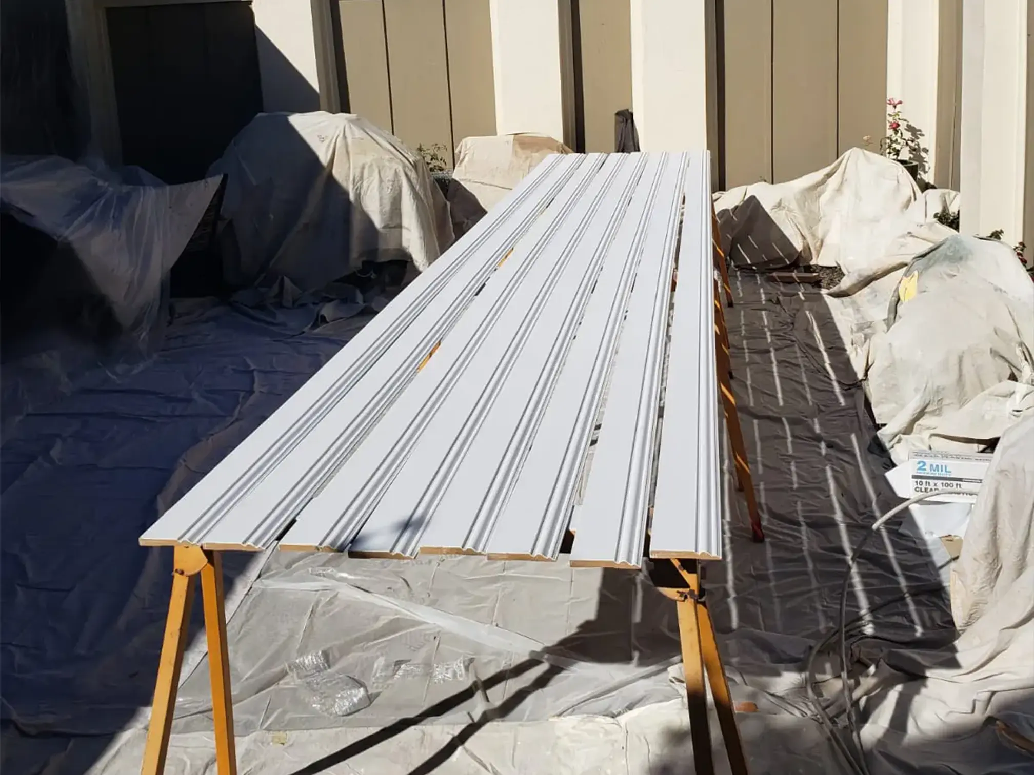 FRP panel installation